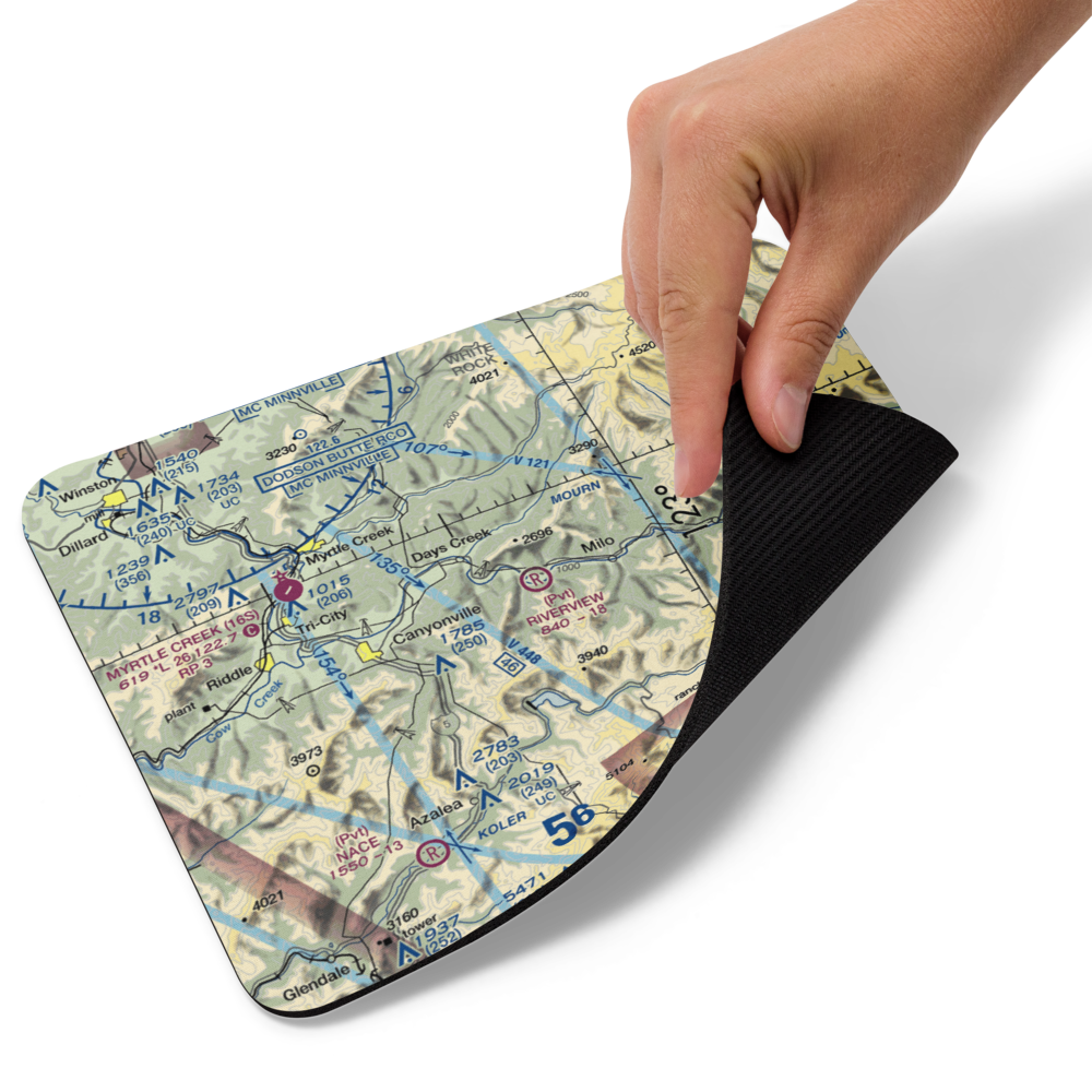 Riverview Ranch Airport (8OR3) VFR Sectional Mouse Pad 