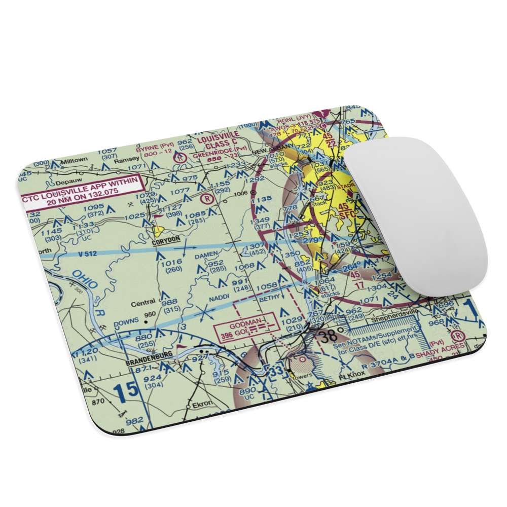 Robinson Airpark (1IN4) VFR Sectional Mouse Pad 