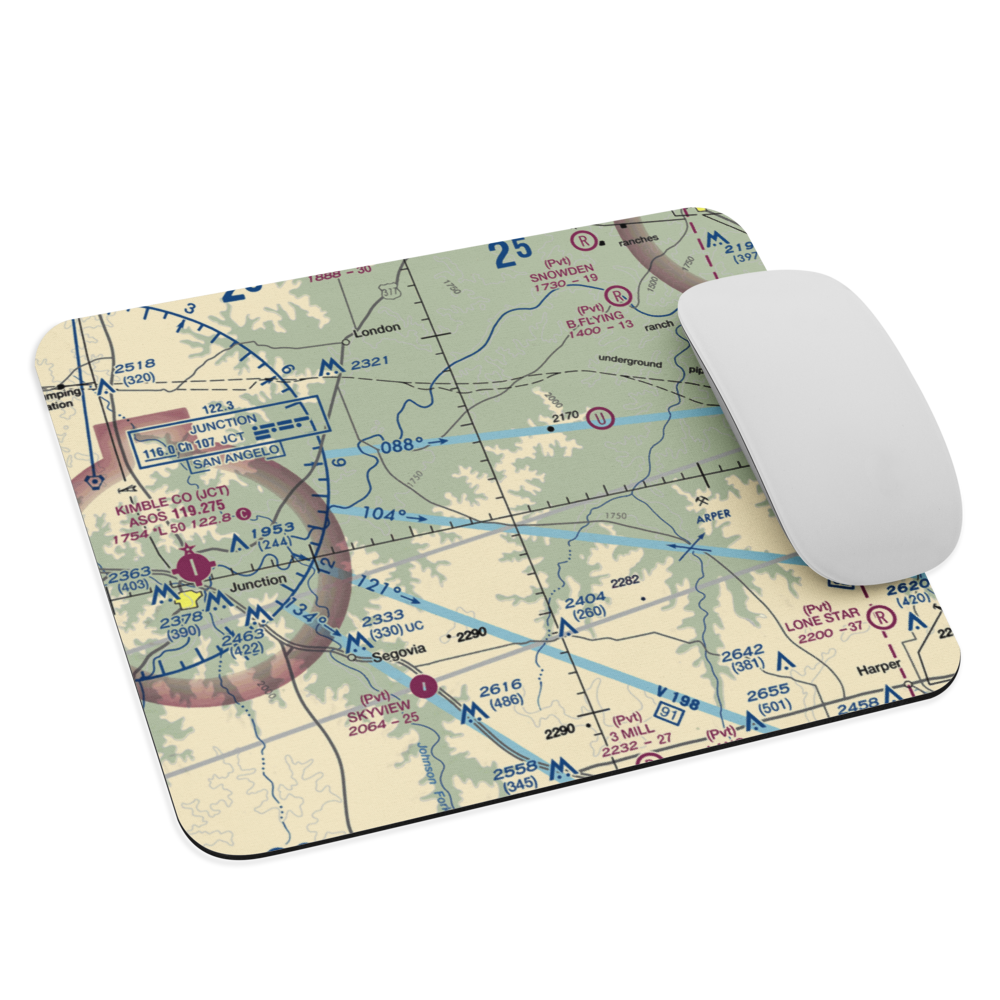 Robinson Ranch Airport (52TE) VFR Sectional Mouse Pad 