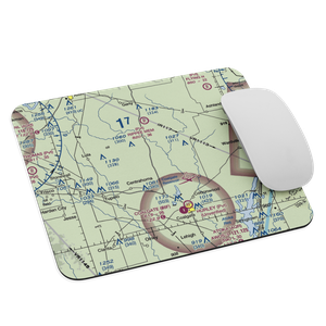 Rock Creek Farm Airport (0OK4) VFR Sectional Mouse Pad