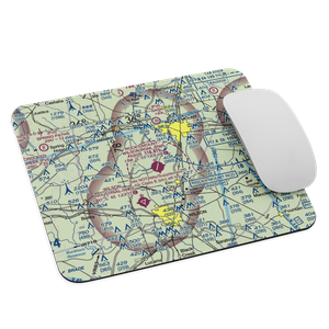 Rocky Mount Wilson Regional Airport (RWI) VFR Sectional Mouse Pad