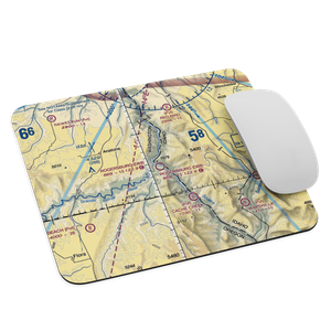 Rogersburg Airport (D69) VFR Sectional Mouse Pad