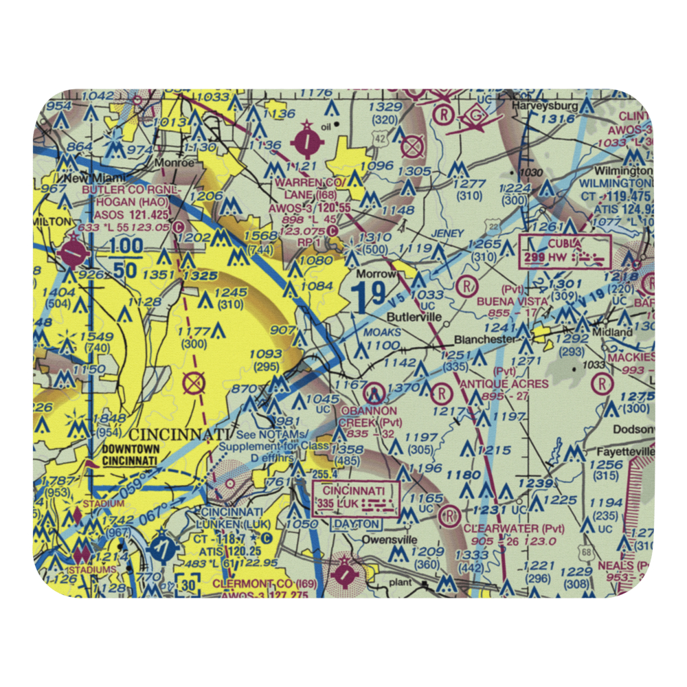 Rohrer Airport (5OI0) VFR Sectional Mouse Pad 