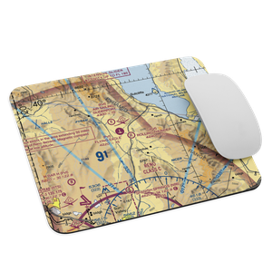 Rolling Thunder Airport (NV96) VFR Sectional Mouse Pad