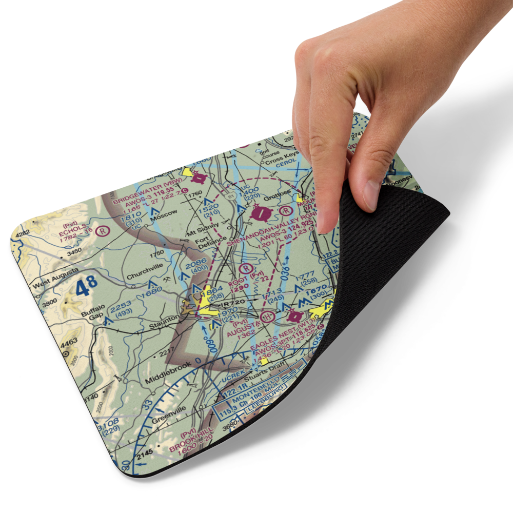 Root Field (82VA) VFR Sectional Mouse Pad 
