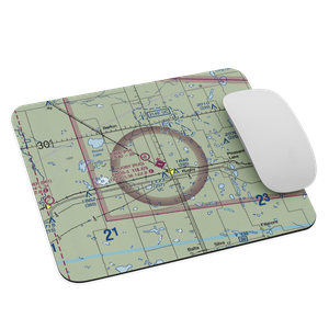 Rugby Municipal Airport (RUG) VFR Sectional Mouse Pad