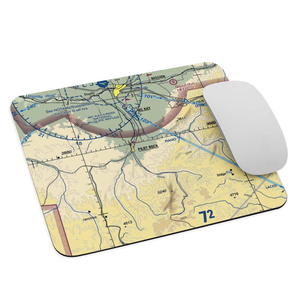 Rugg Ranches Airport (45OG) VFR Sectional Mouse Pad 