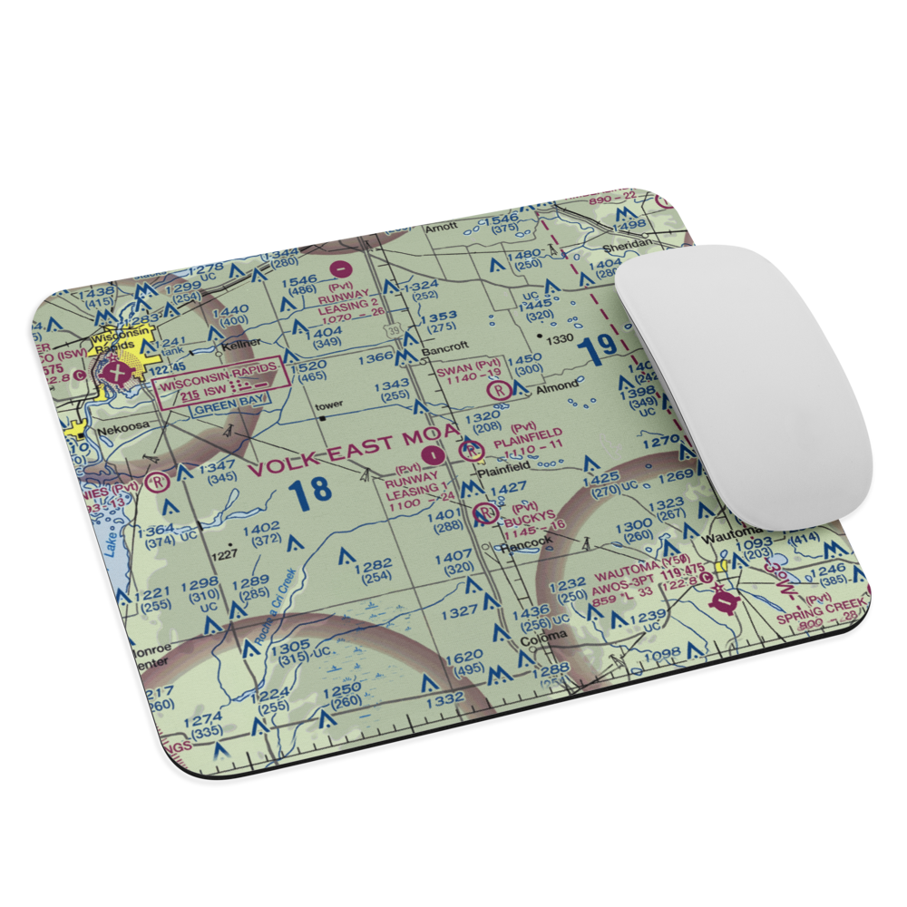 Runway Leasing Inc Nr 1 Airport (8WI2) VFR Sectional Mouse Pad 