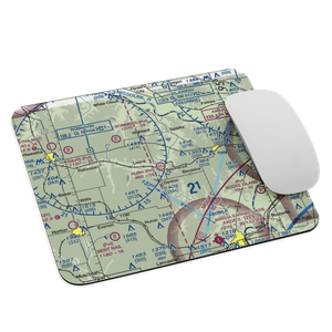 Rush Airport (2KS1) VFR Sectional Mouse Pad