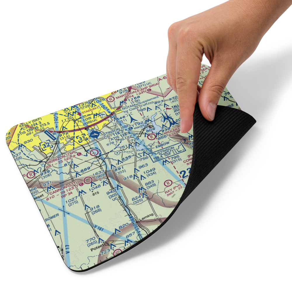 Russell Paradise Airport (2TX1) VFR Sectional Mouse Pad 