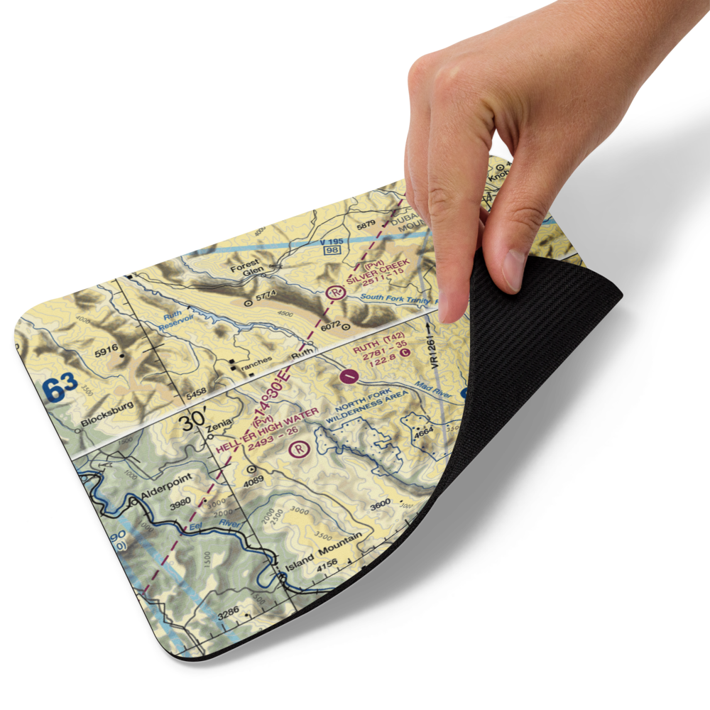 Ruth Airport (T42) VFR Sectional Mouse Pad 