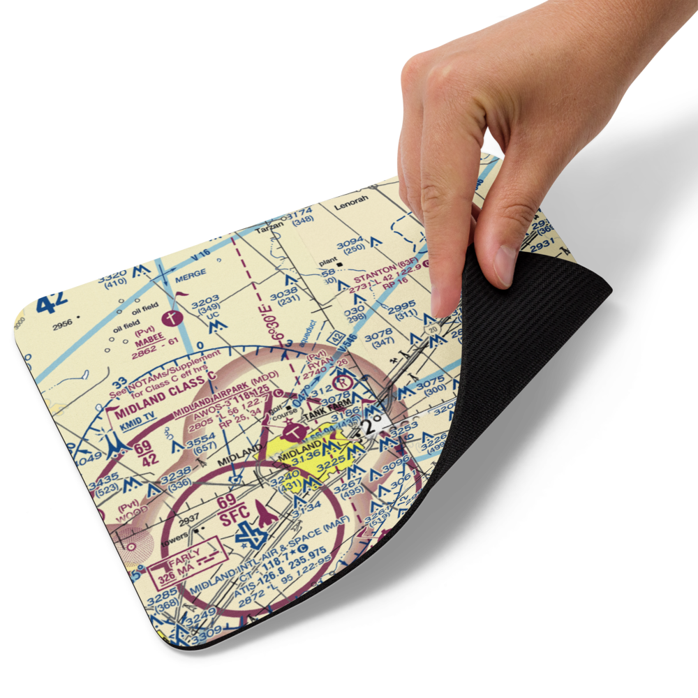 Ryan Aerodrome (7TX7) VFR Sectional Mouse Pad 