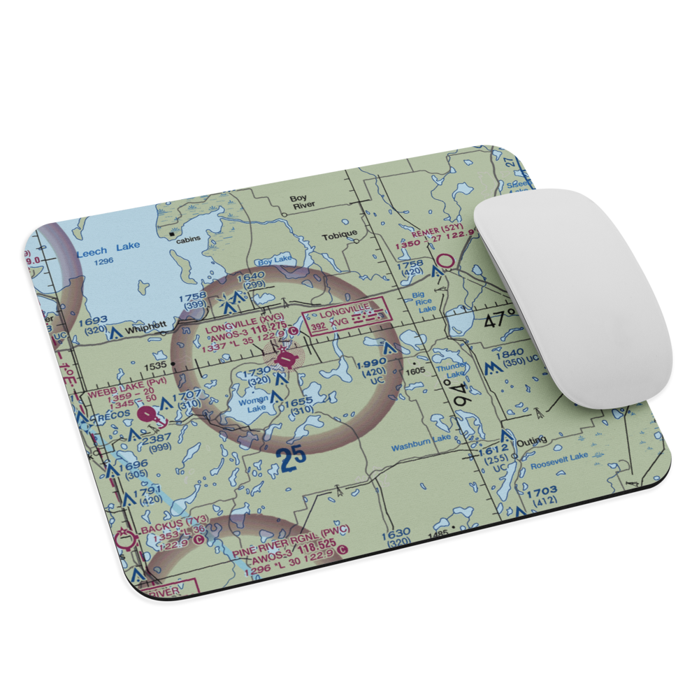 Safe Air Seaplane Base (MY83) VFR Sectional Mouse Pad 