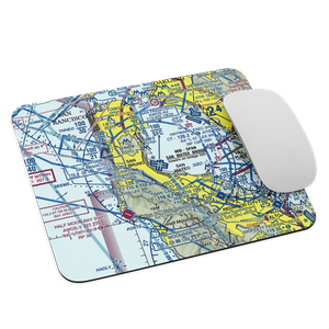 San Francisco International Airport (SFO) VFR Sectional Mouse Pad