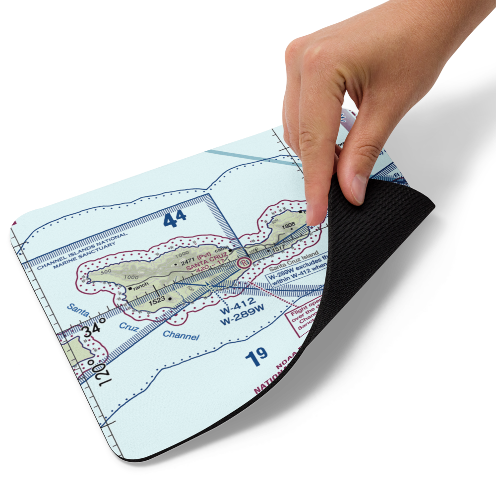 Santa Cruz Ranch Airstrip (44CA) VFR Sectional Mouse Pad 