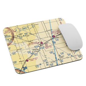 Satanta Municipal Airport (1K9) VFR Sectional Mouse Pad