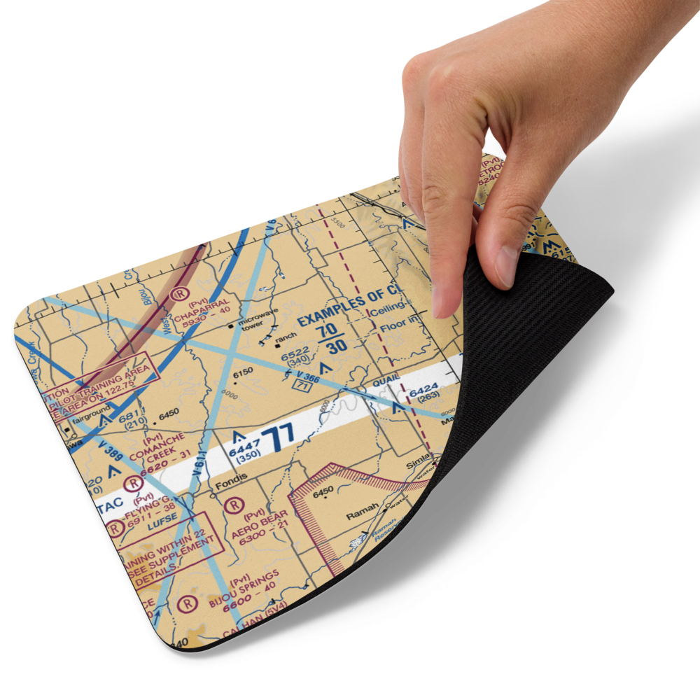 Schantz Airstrip (CD15) VFR Sectional Mouse Pad 