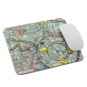 Schenectady County Airport (SCH) VFR Sectional Mouse Pad