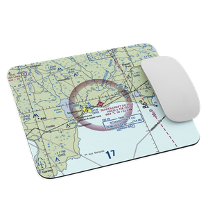 Schoolcraft County Airport (ISQ) VFR Sectional Mouse Pad