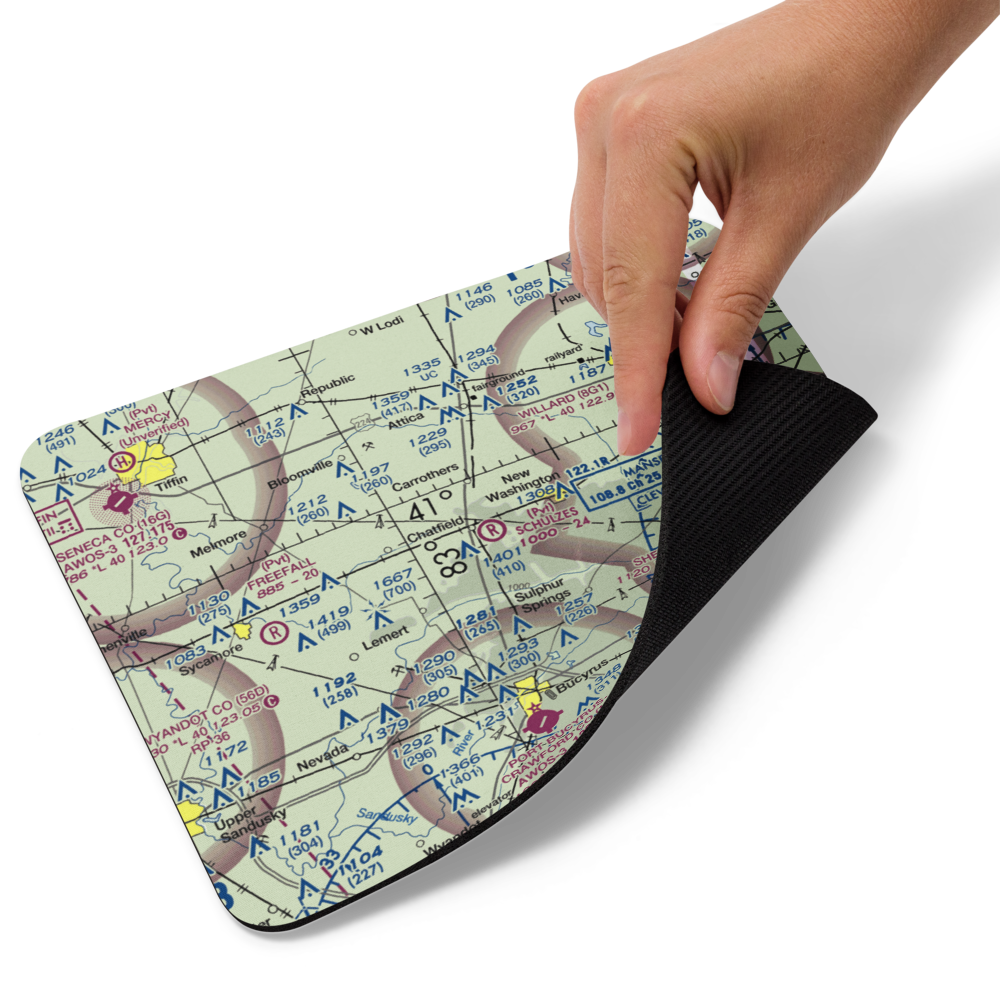 Schulze's Airport (69OI) VFR Sectional Mouse Pad 