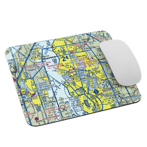 Seattle Seaplanes Seaplane Base (0W0) VFR Sectional Mouse Pad