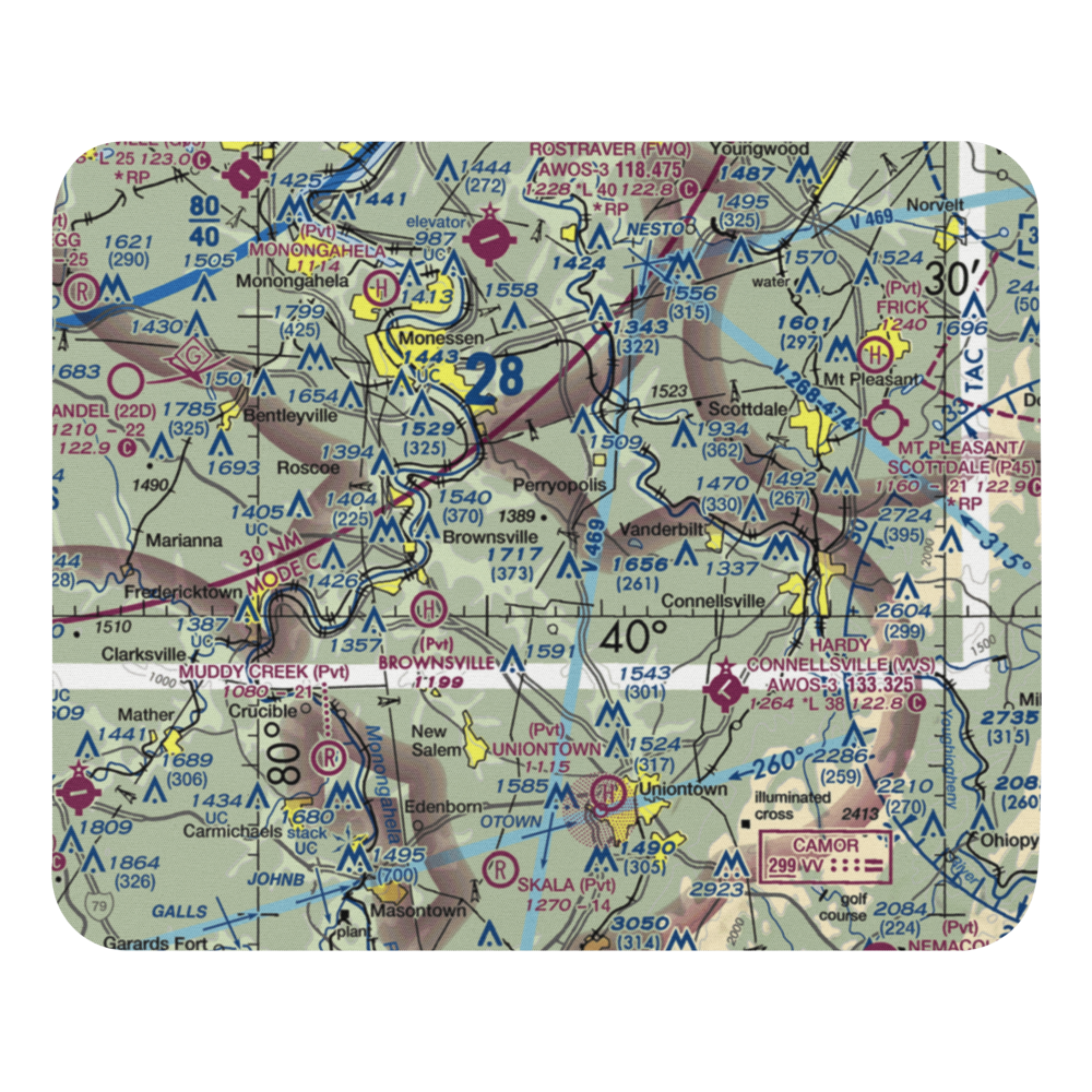 Seitz Field (9PN1) VFR Sectional Mouse Pad 