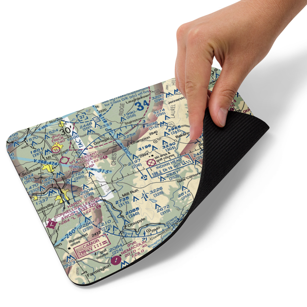 Seven Springs Airport (7SP) VFR Sectional Mouse Pad 