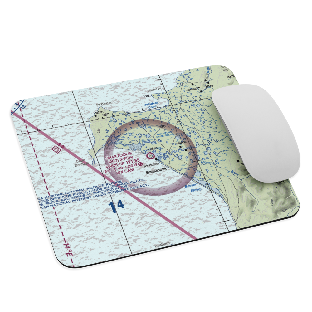 Shaktoolik Airport (2C7) VFR Sectional Mouse Pad 