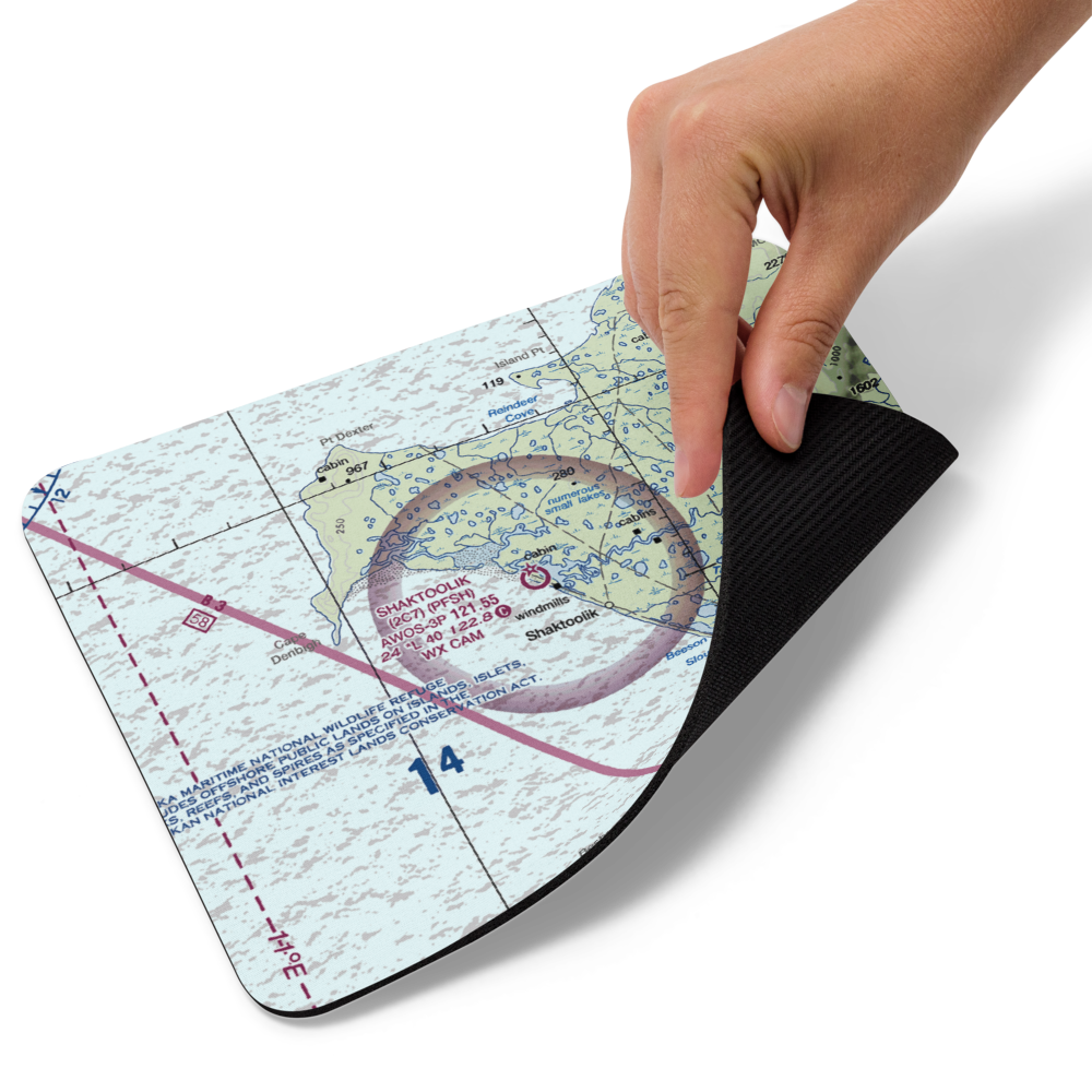 Shaktoolik Airport (2C7) VFR Sectional Mouse Pad 