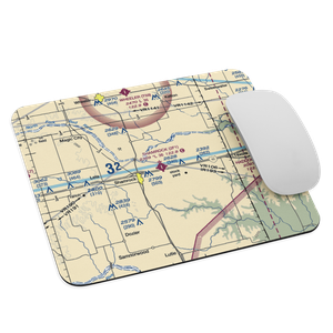 Shamrock Municipal Airport (2F1) VFR Sectional Mouse Pad