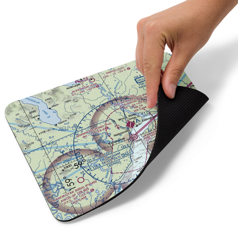 Shannons Pond Seaplane Base (0Z3) VFR Sectional Mouse Pad 