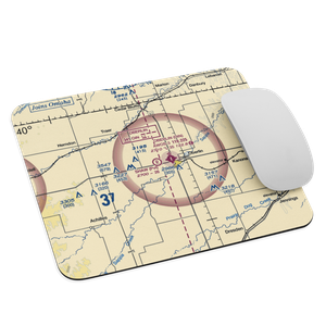 Shaw Aerial Spraying Airport (7KS8) VFR Sectional Mouse Pad