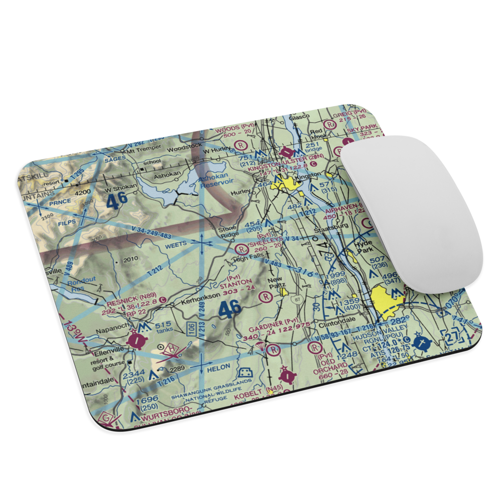 Sheeley's Farm Airport (NK08) VFR Sectional Mouse Pad 