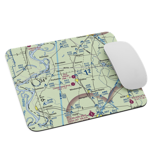 Shelby Air Service Airport (93MS) VFR Sectional Mouse Pad