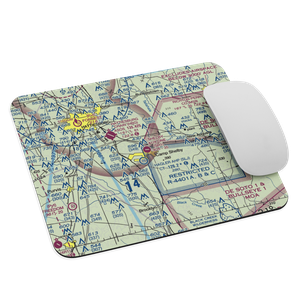Shelby Auxiliary Field One Airport (SH1) VFR Sectional Mouse Pad
