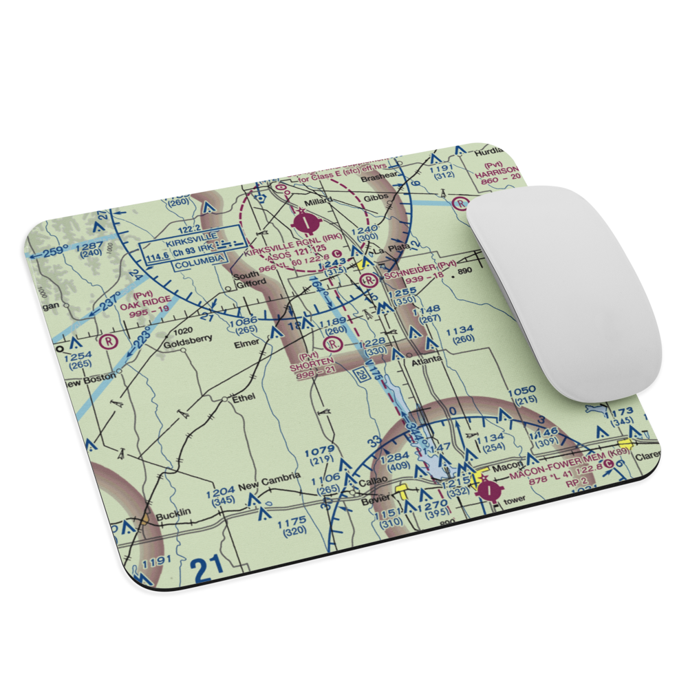 Shorten Airfield (MU06) VFR Sectional Mouse Pad 