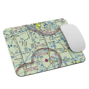 Shure Airport (IN57) VFR Sectional Mouse Pad