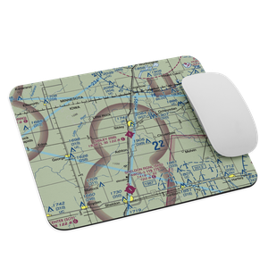 Sibley Municipal Airport (ISB) VFR Sectional Mouse Pad