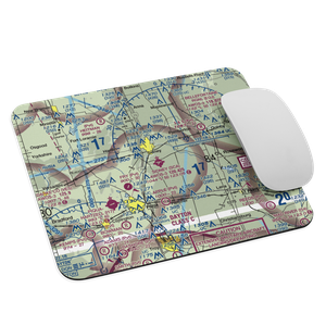 Sidney Municipal Airport (SCA) VFR Sectional Mouse Pad