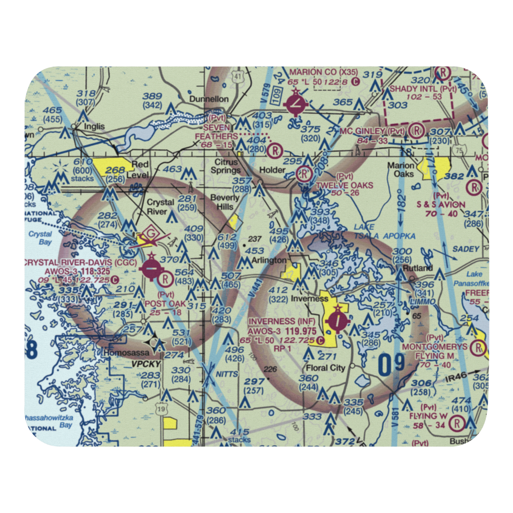 Sierra Airpark (FL48) VFR Sectional Mouse Pad 