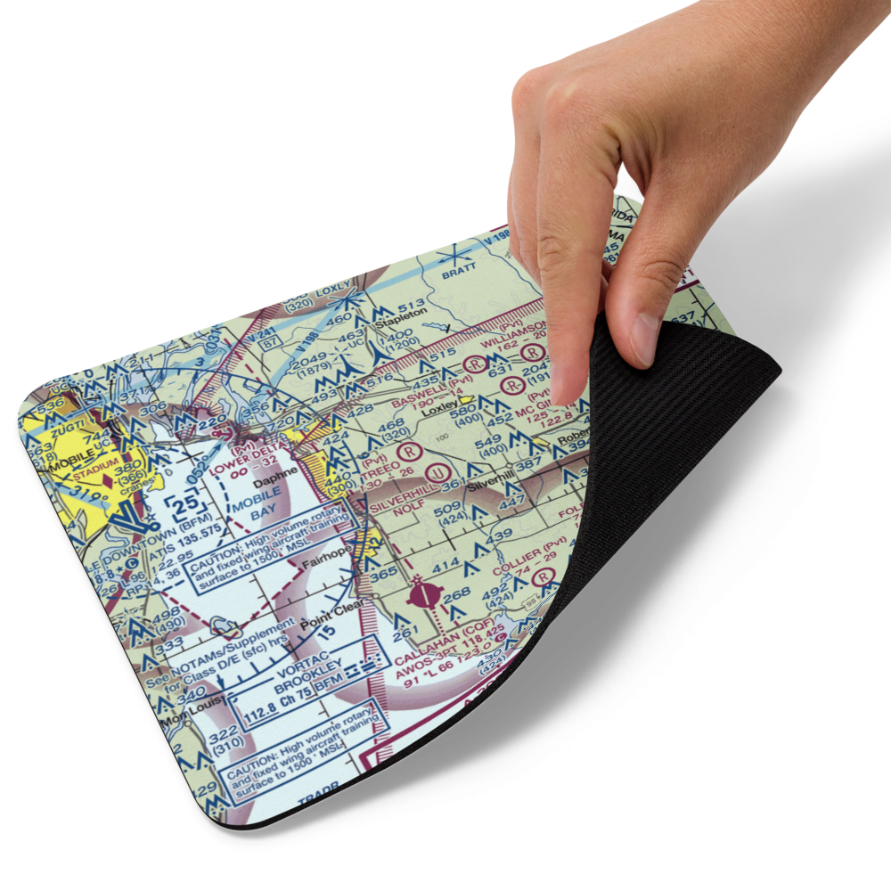 Silverhill Nolf Airport (KNQB) VFR Sectional Mouse Pad 