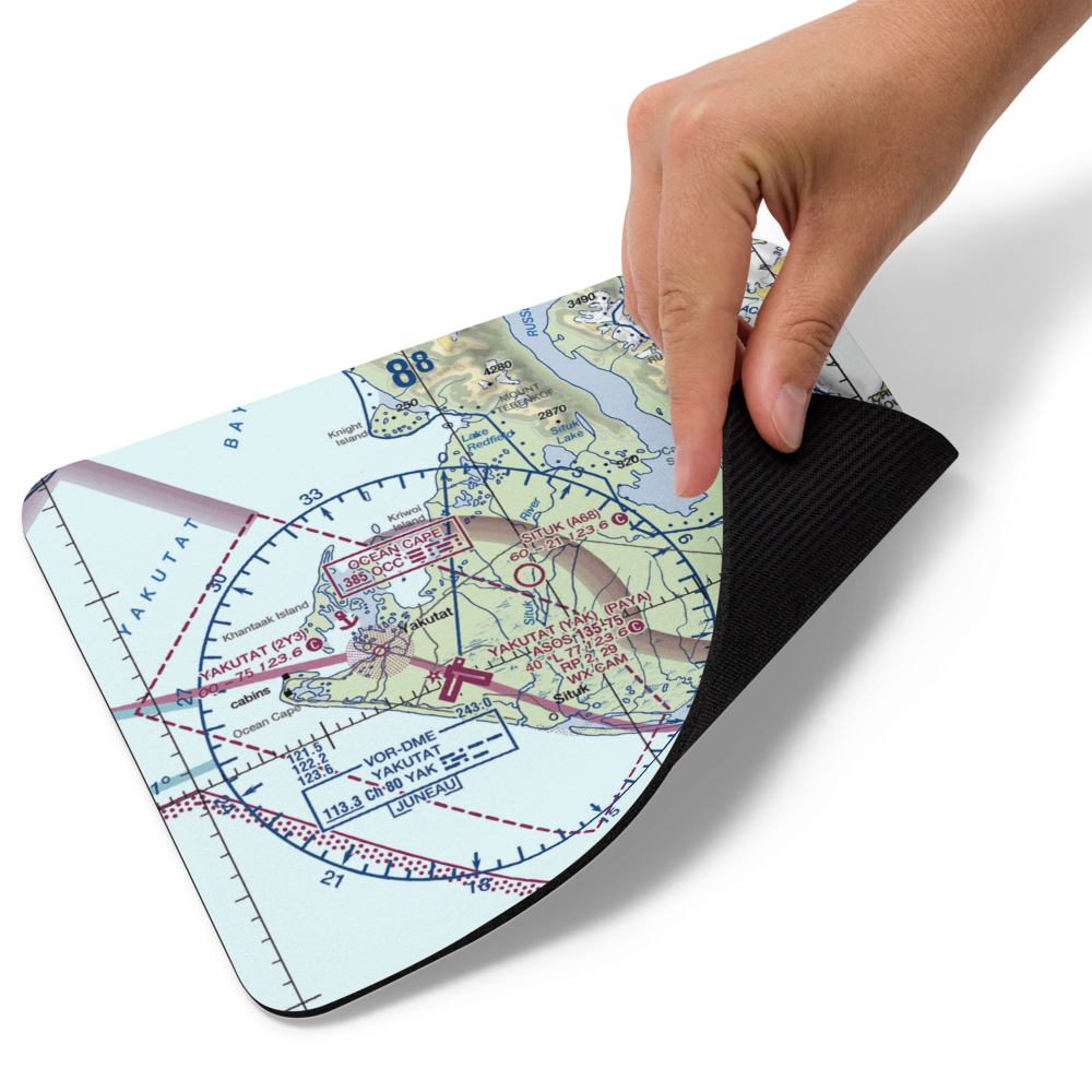 Situk Airport (A68) VFR Sectional Mouse Pad 