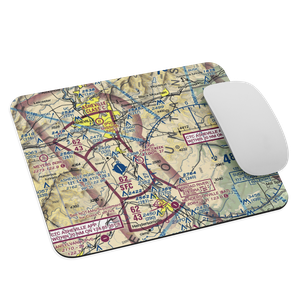 Six Oaks Airport (NC67) VFR Sectional Mouse Pad