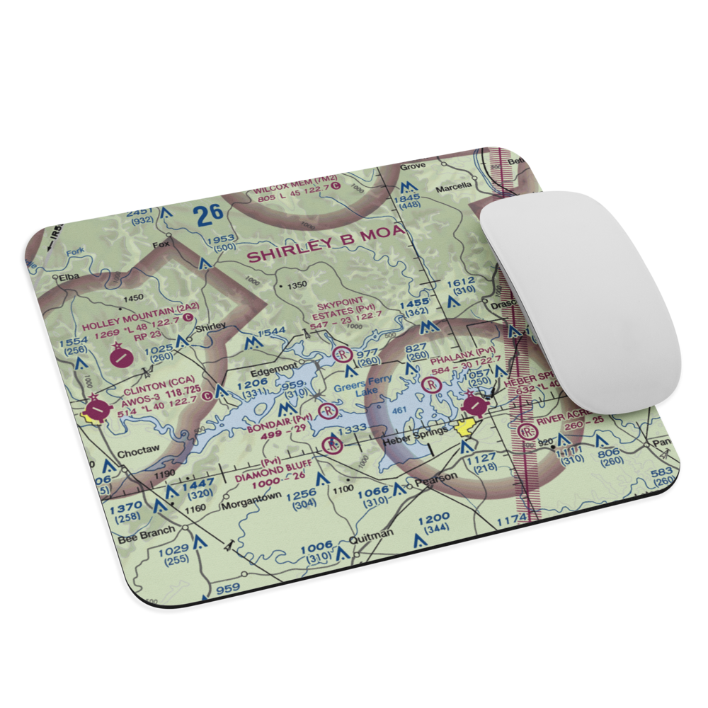 Skypoint Estates Airport (33AR) VFR Sectional Mouse Pad 
