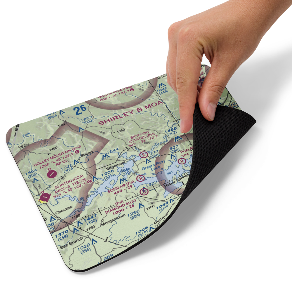 Skypoint Estates Airport (33AR) VFR Sectional Mouse Pad 