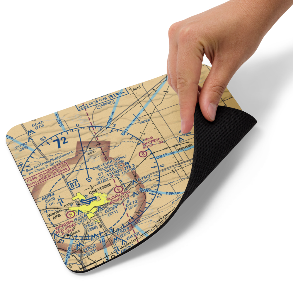 Skyview Airpark (WY05) VFR Sectional Mouse Pad 