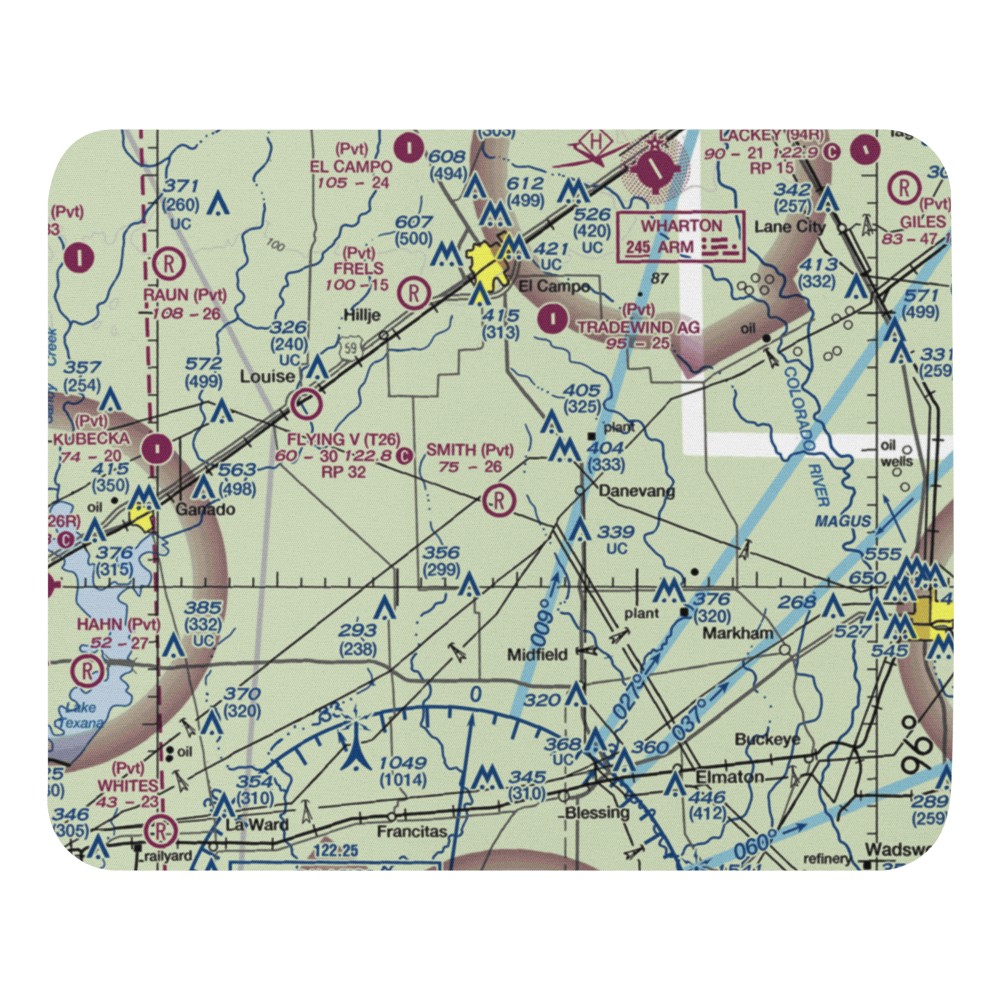 Smith Aviation Inc Airport (78XS) VFR Sectional Mouse Pad 