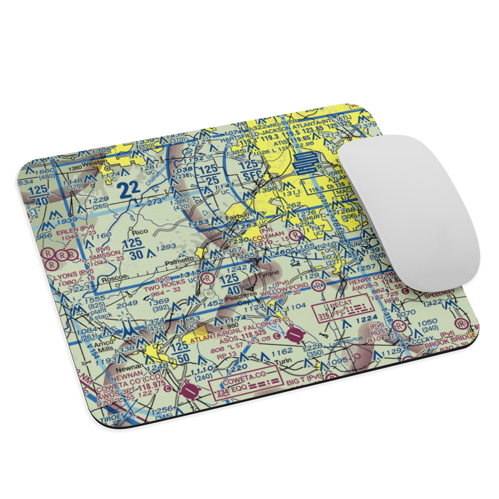 Smith Field (51GA) VFR Sectional Mouse Pad 