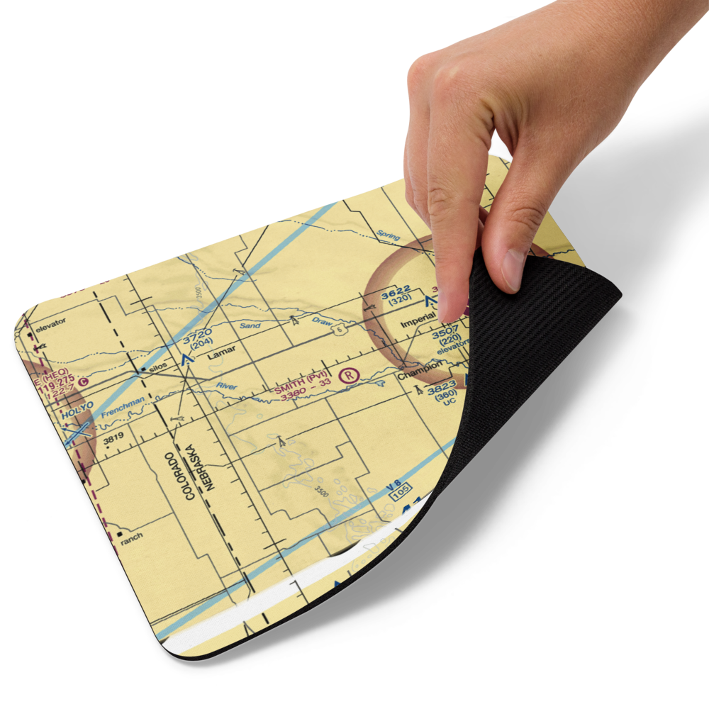 Smith Field (8NE3) VFR Sectional Mouse Pad 