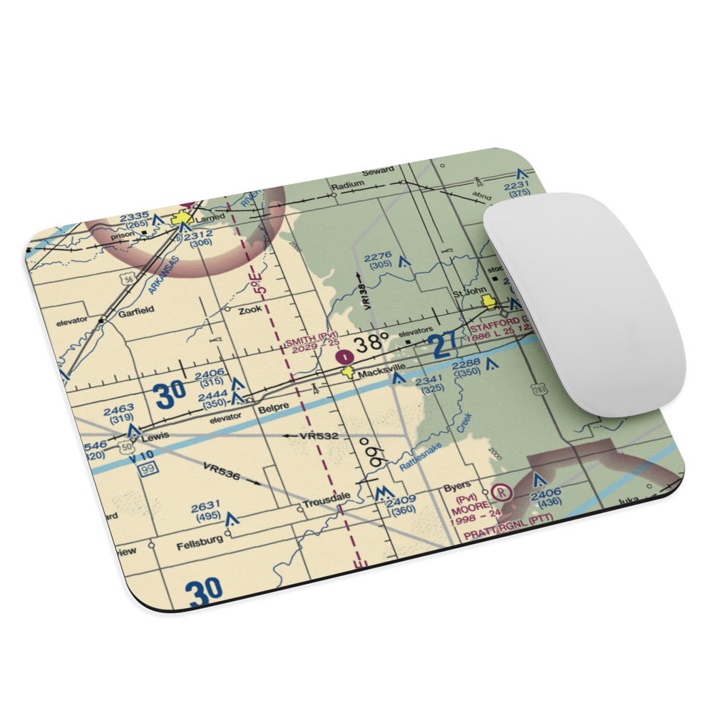 Smith Field (94KS) VFR Sectional Mouse Pad 